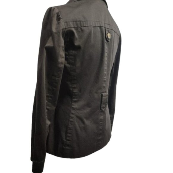 Antonio Melani Lightweight Pocket Jacket Brown Women's Size 4 - Picture 6 of 11